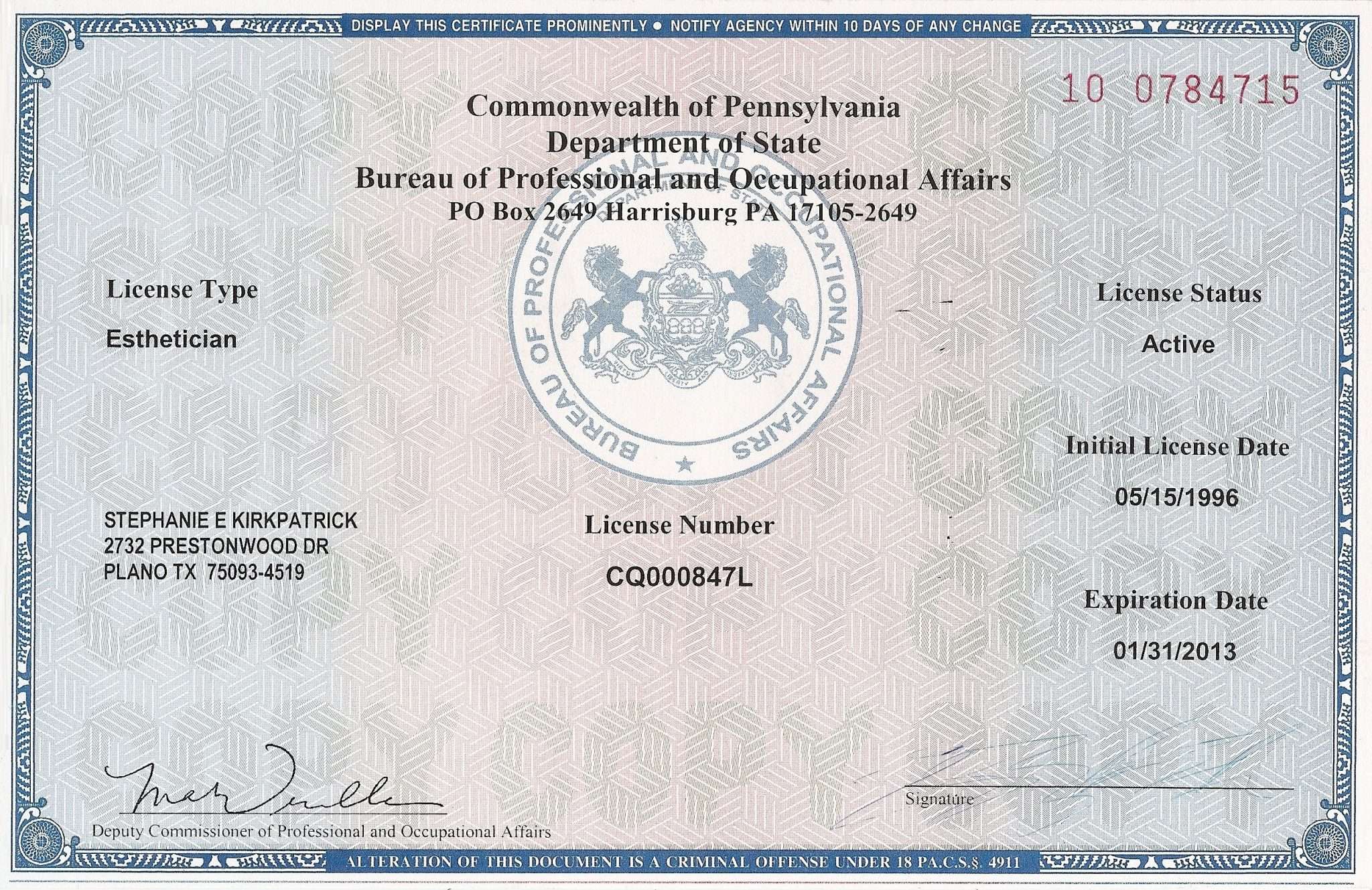 georgia board of cosmetology license verification